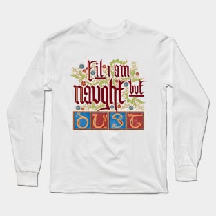 Medieval Motivation: Resolve (Dark Red) Long Sleeve T-Shirt